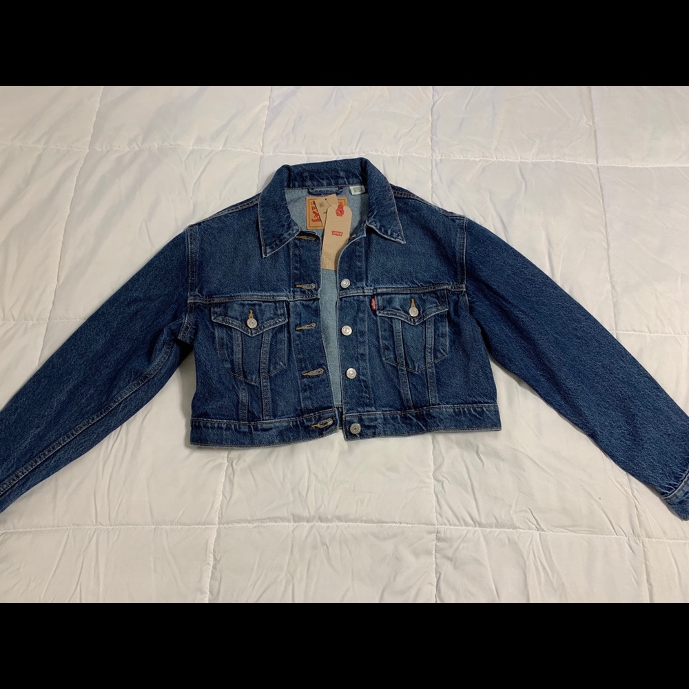 Levi’s Cropped Jean Jacket- BRAND NEW WITH TAGS